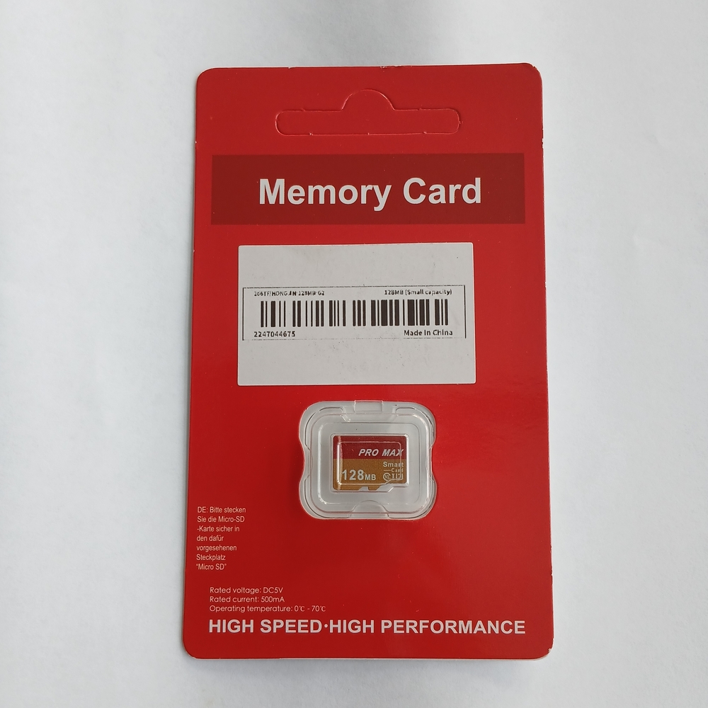 Pro Max 128MB Micro Memory Card